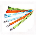 Economy Polyester Lanyards With Swivel Hook